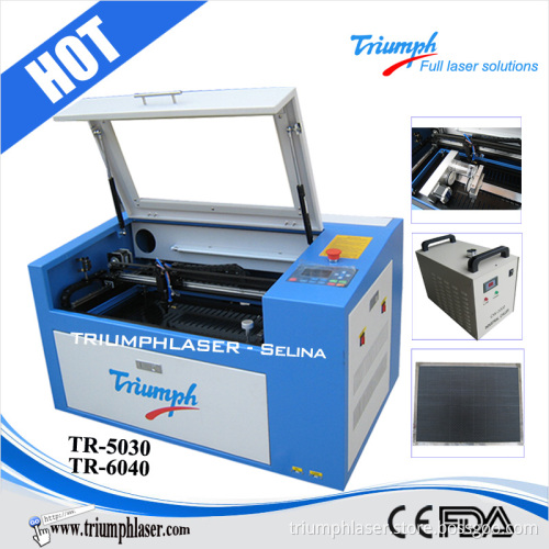 Mini Desktop 5030 50W CO2 Laser Engraving Cutting Machine Engraver CE Certification